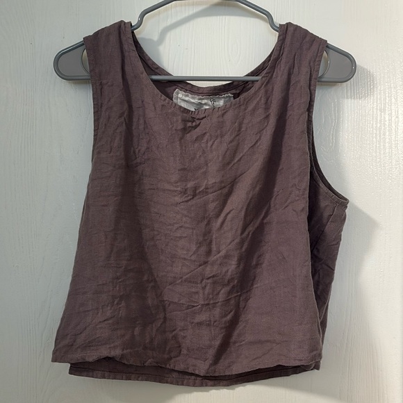 Not perfect linen cropped tank - Picture 1 of 6